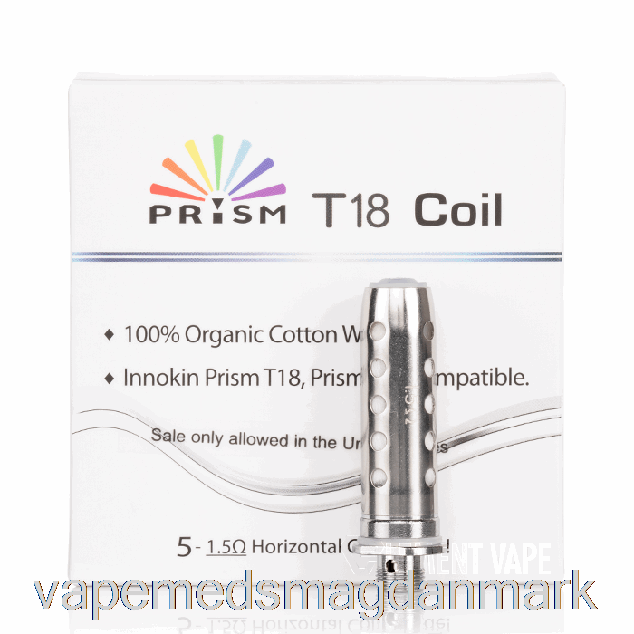 Vape Uden Nikotin Innokin Prisme T18 / T22 Erstatning Spoiler 1,5 Ohm Spoiler